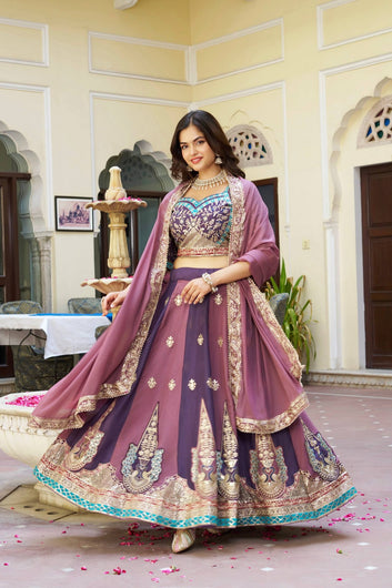 Heavy Embroidered Festive Lehenga Set